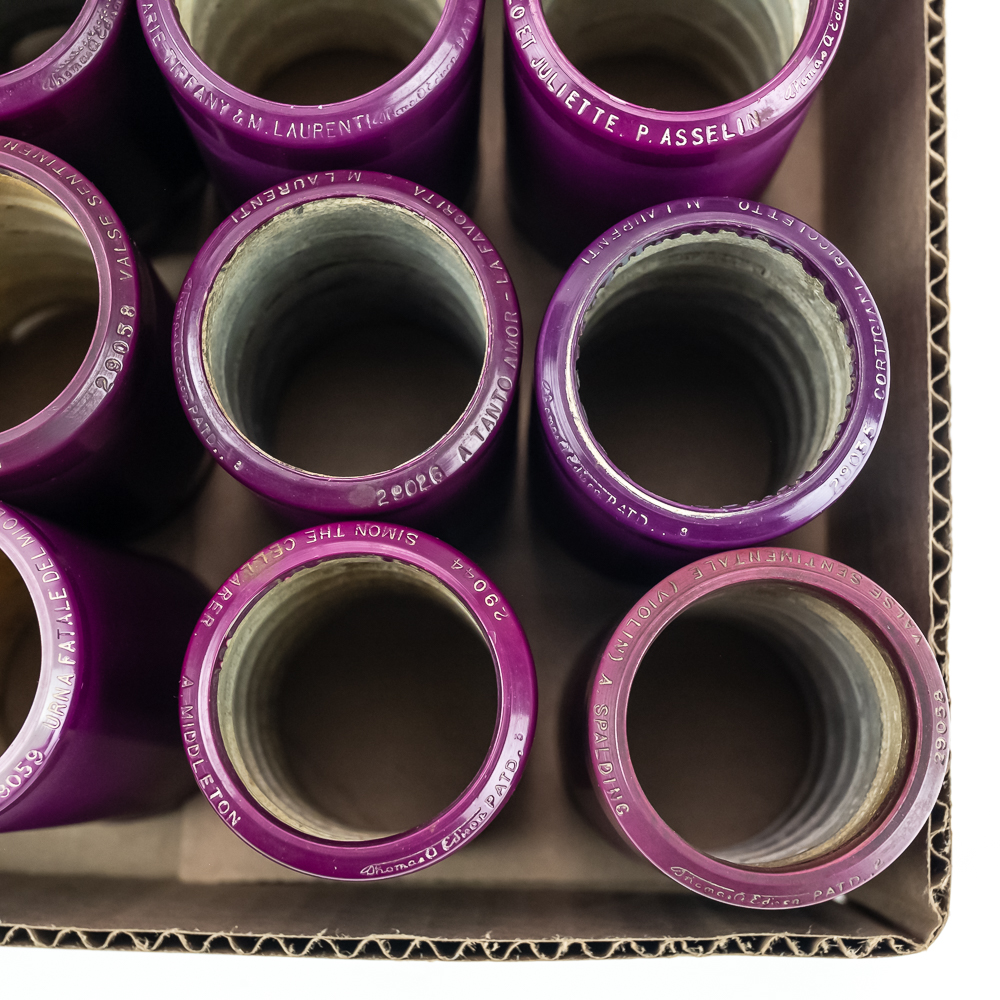 14 Edison Royal Purple Cylinder Records