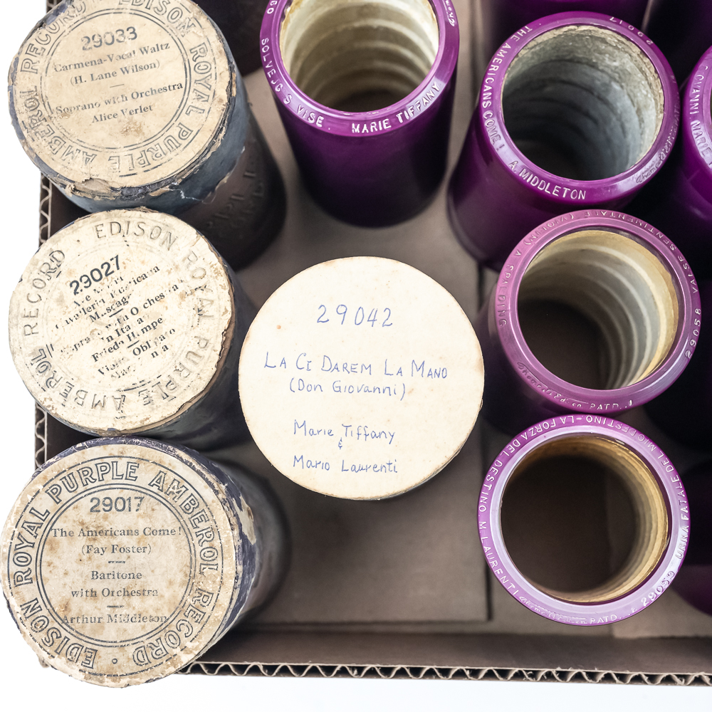 14 Edison Royal Purple Cylinder Records