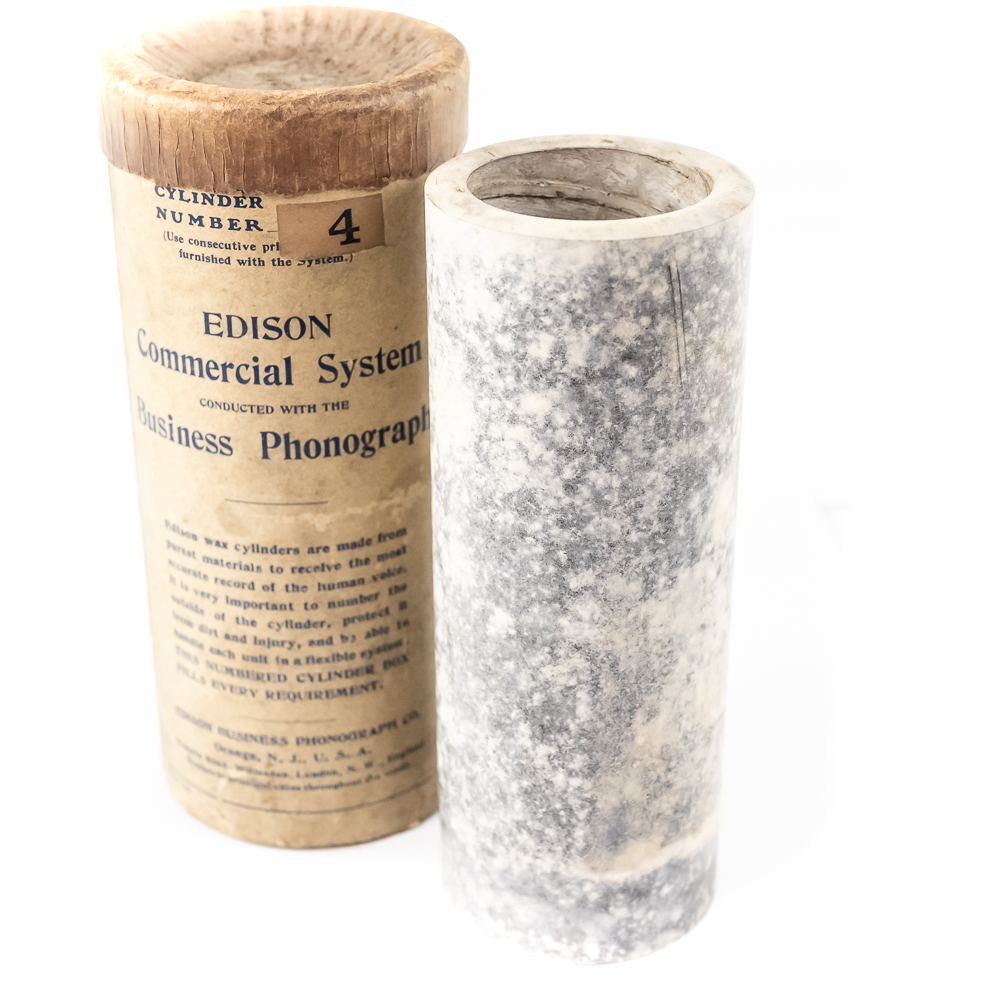 Edison Commercial Business Wax Cylinder
