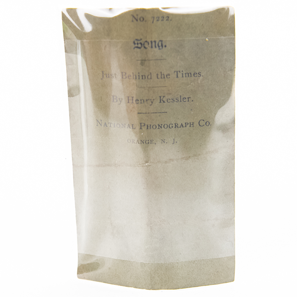 Brown Wax Cylinder Record Just Behind The Times