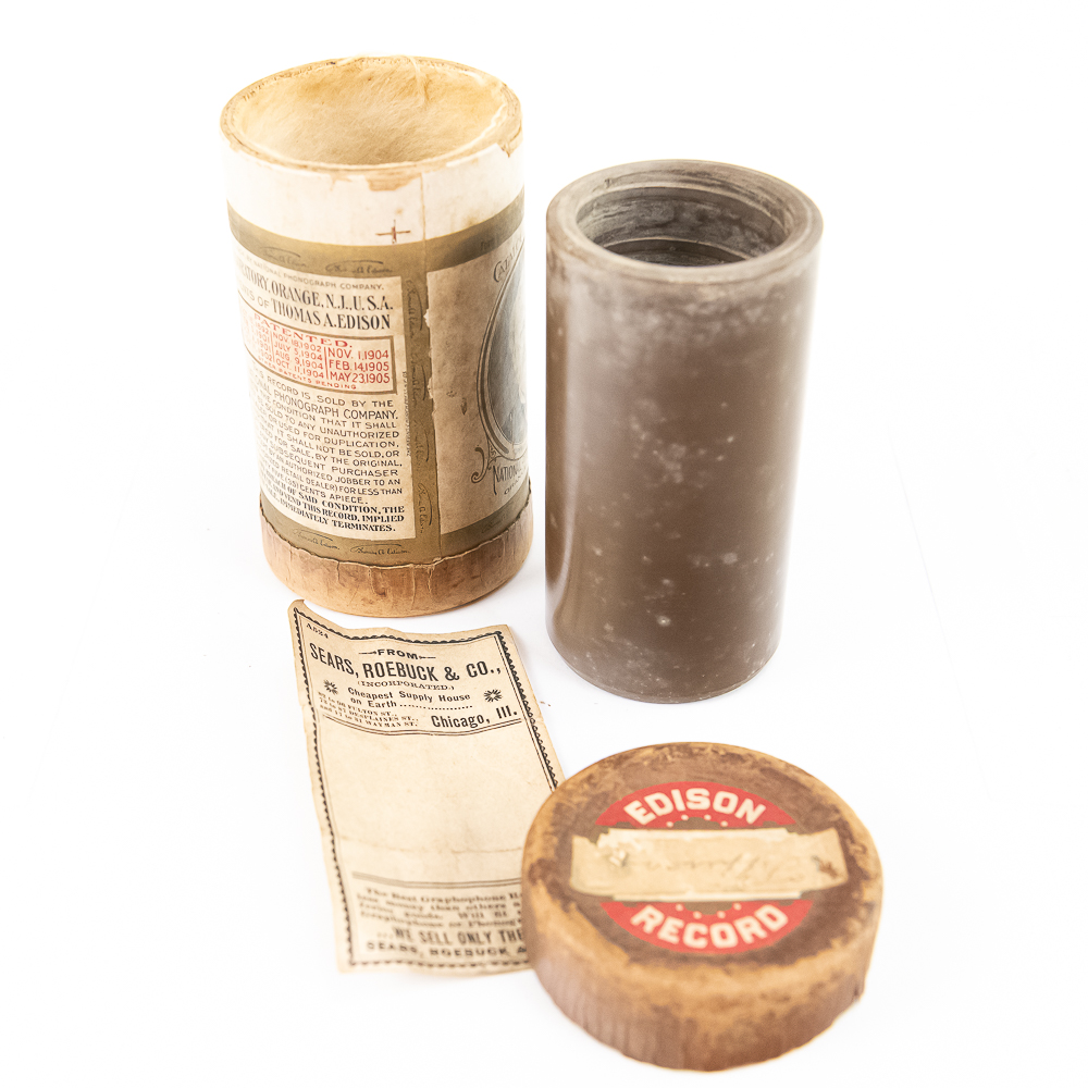 Columbia / Sears Brown Wax Cylinder Record