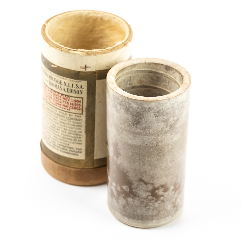 Brown Wax Cylinder "Because I Love Her" G. Gaskin