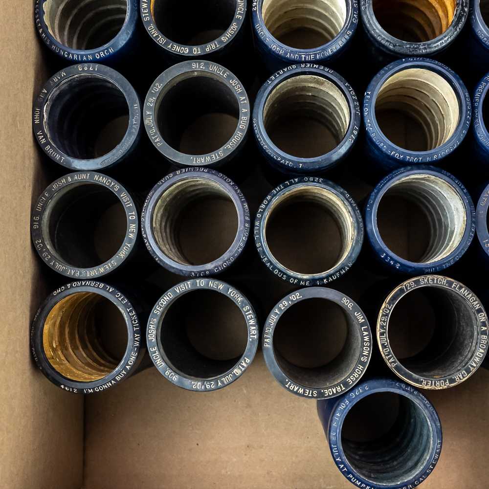 50 Edison Blue Amberol Cylinder Records
