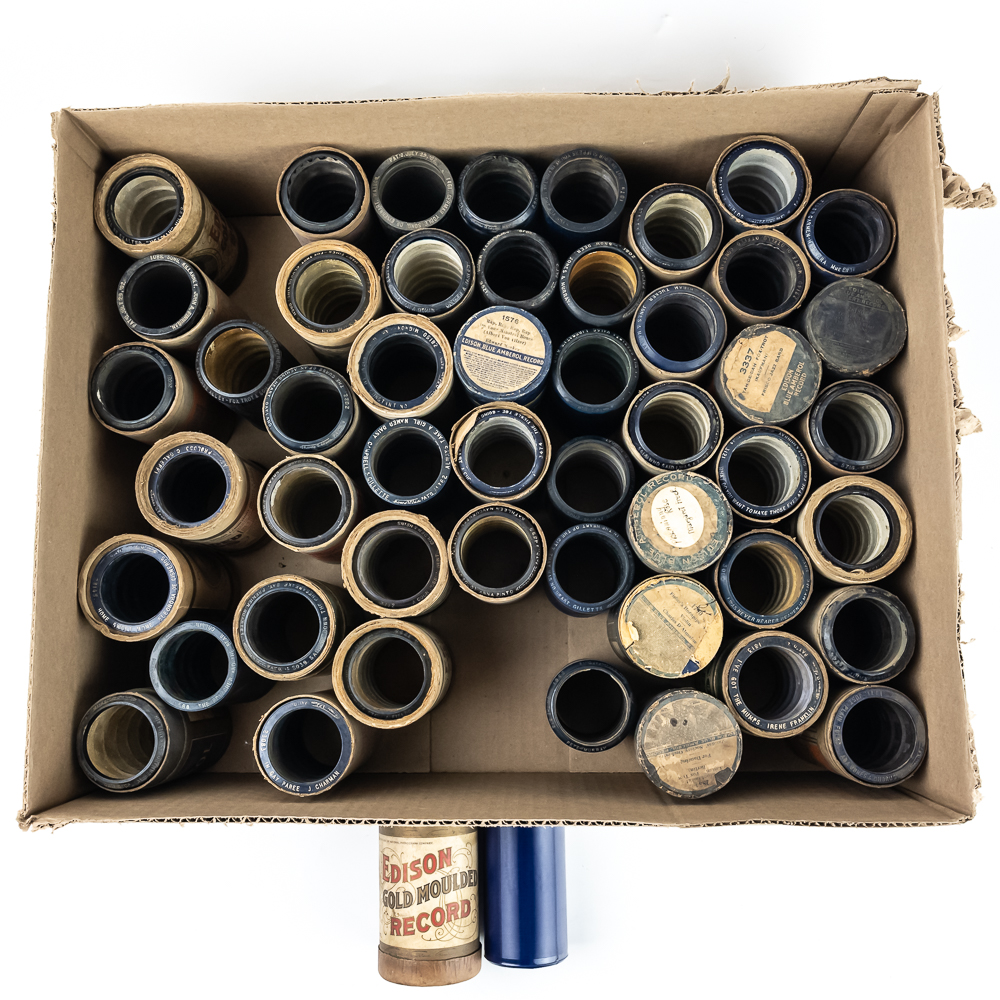 50 Edison Blue Amberol Cylinder Records