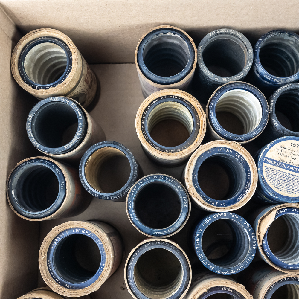 50 Edison Blue Amberol Cylinder Records