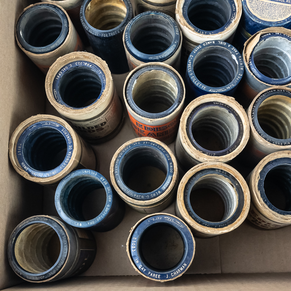 50 Edison Blue Amberol Cylinder Records