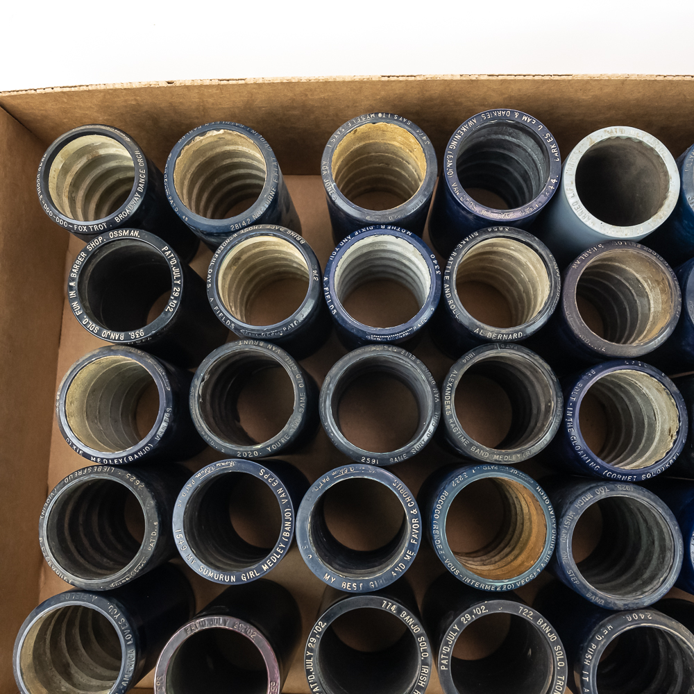 50 Edison Blue Amberol Cylinder Records