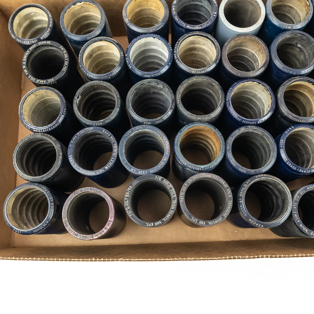 50 Edison Blue Amberol Cylinder Records
