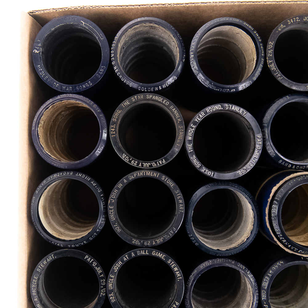50 Edison Blue Amberol Cylinders Lot