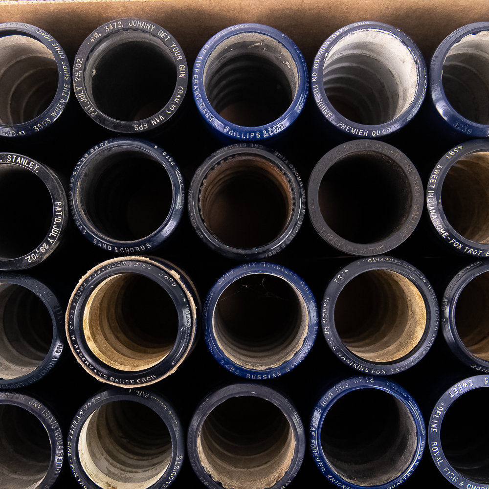 50 Edison Blue Amberol Cylinders Lot