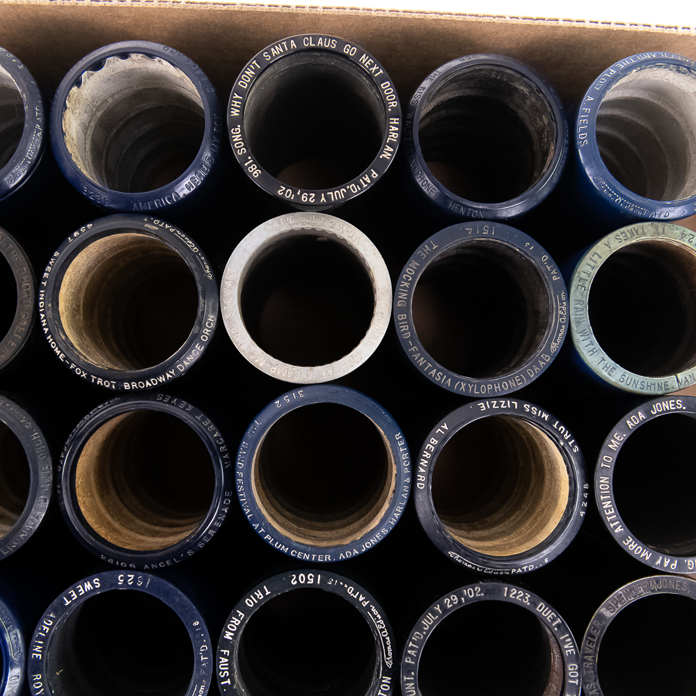 50 Edison Blue Amberol Cylinders Lot