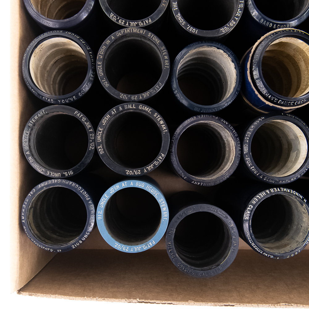 50 Edison Blue Amberol Cylinders Lot