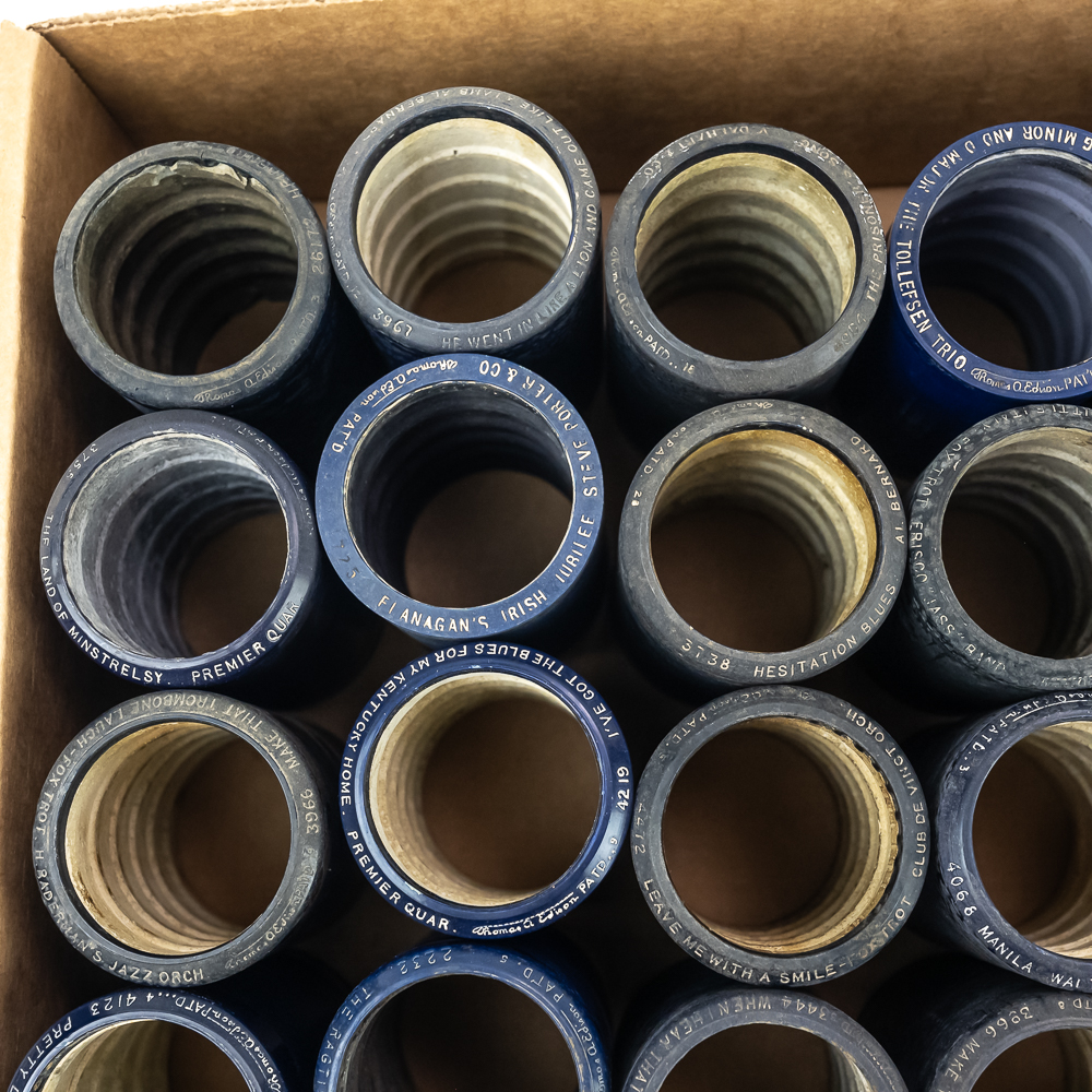 50 Edison Blue Amberol Cylinder Records