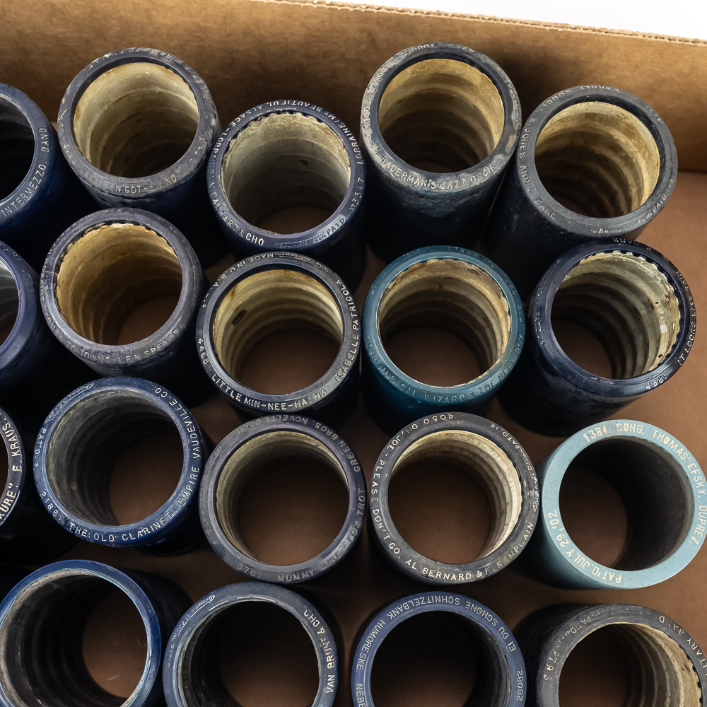 50 Edison Blue Amberol Cylinder Records