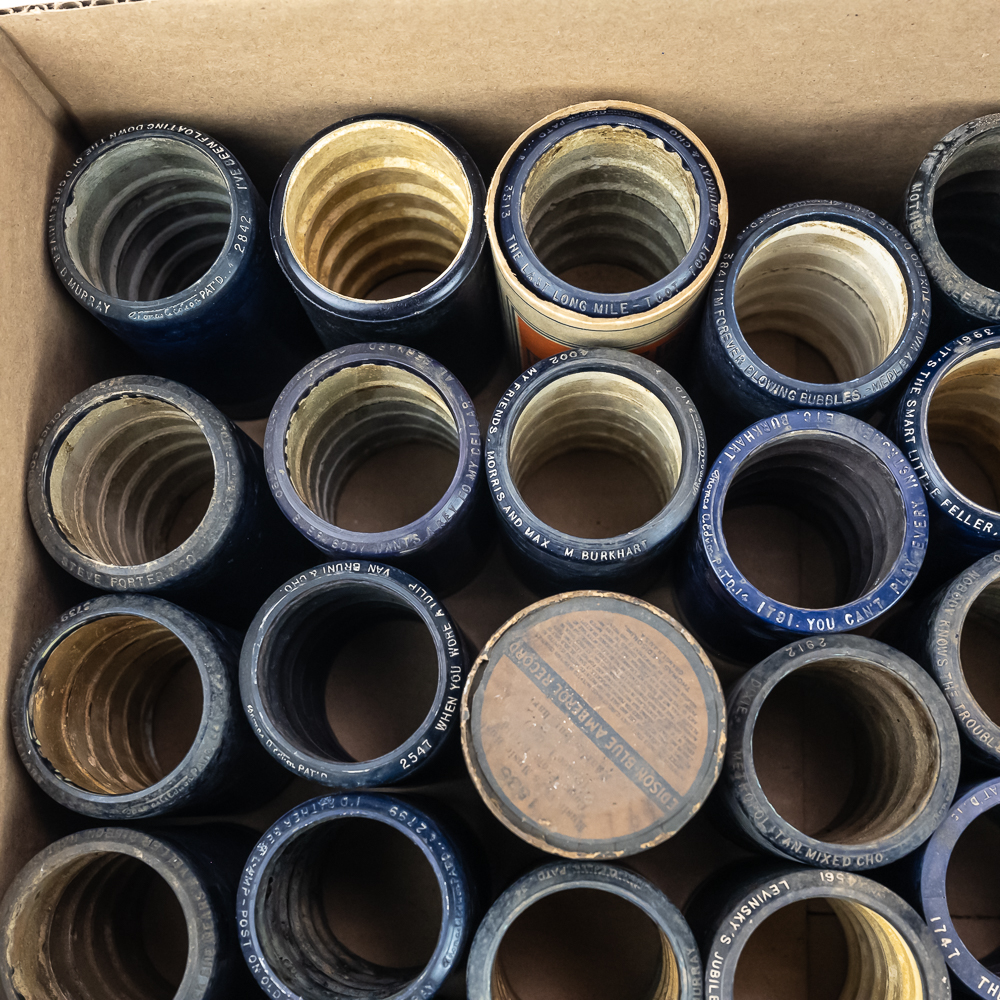 50 Edison Blue Amberol Cylinder Records