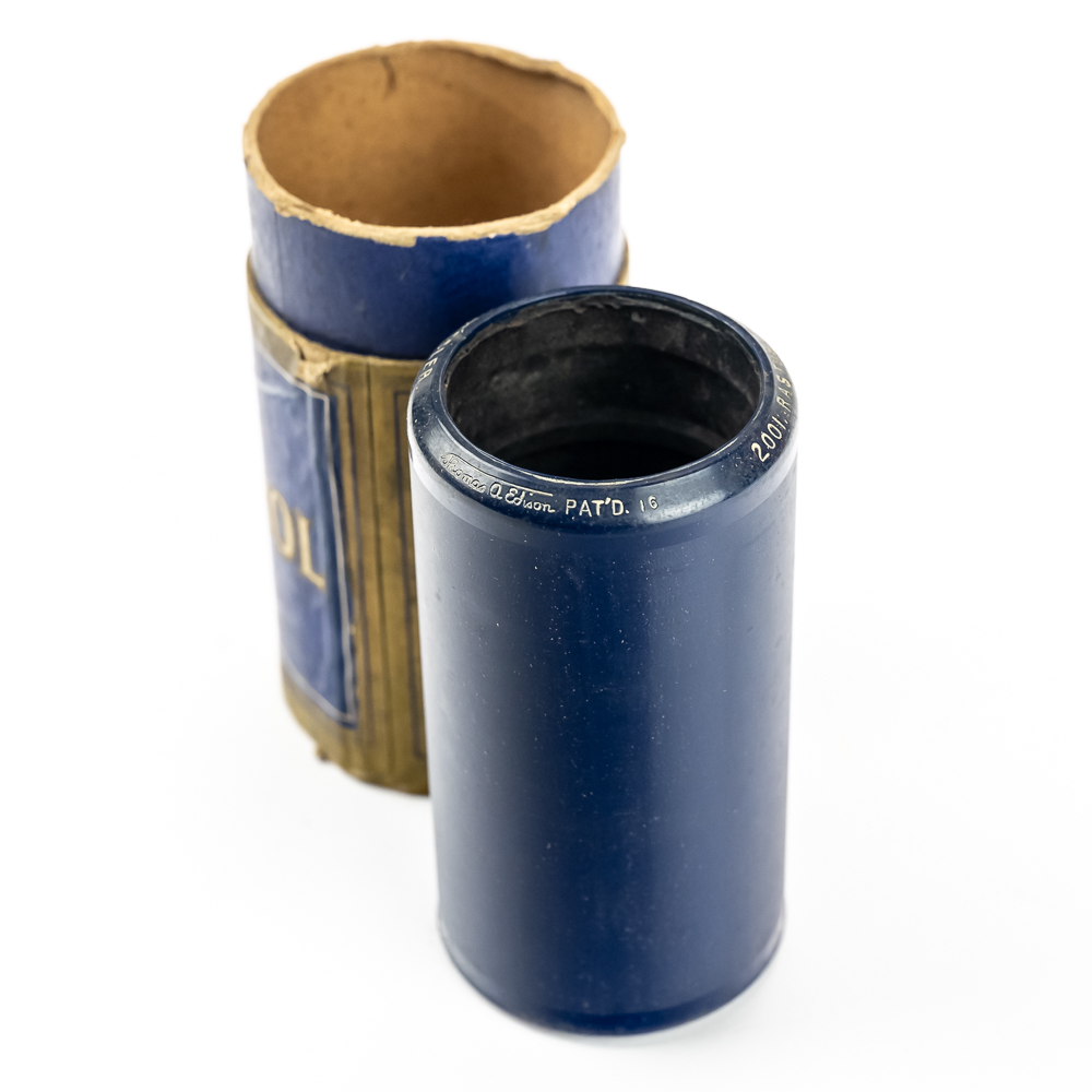 Edison Blue Amb Cylinder Record Marie Dressler