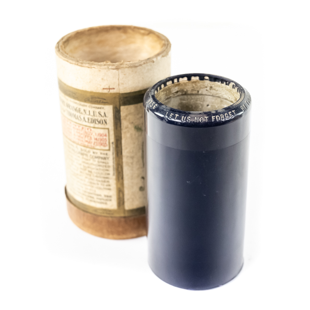 Edison Blue Amberol Cylinder & Tube