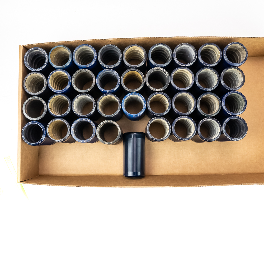 36 WWI Edison Blue Amberol Cylinders