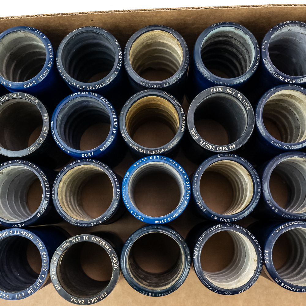 36 WWI Edison Blue Amberol Cylinders