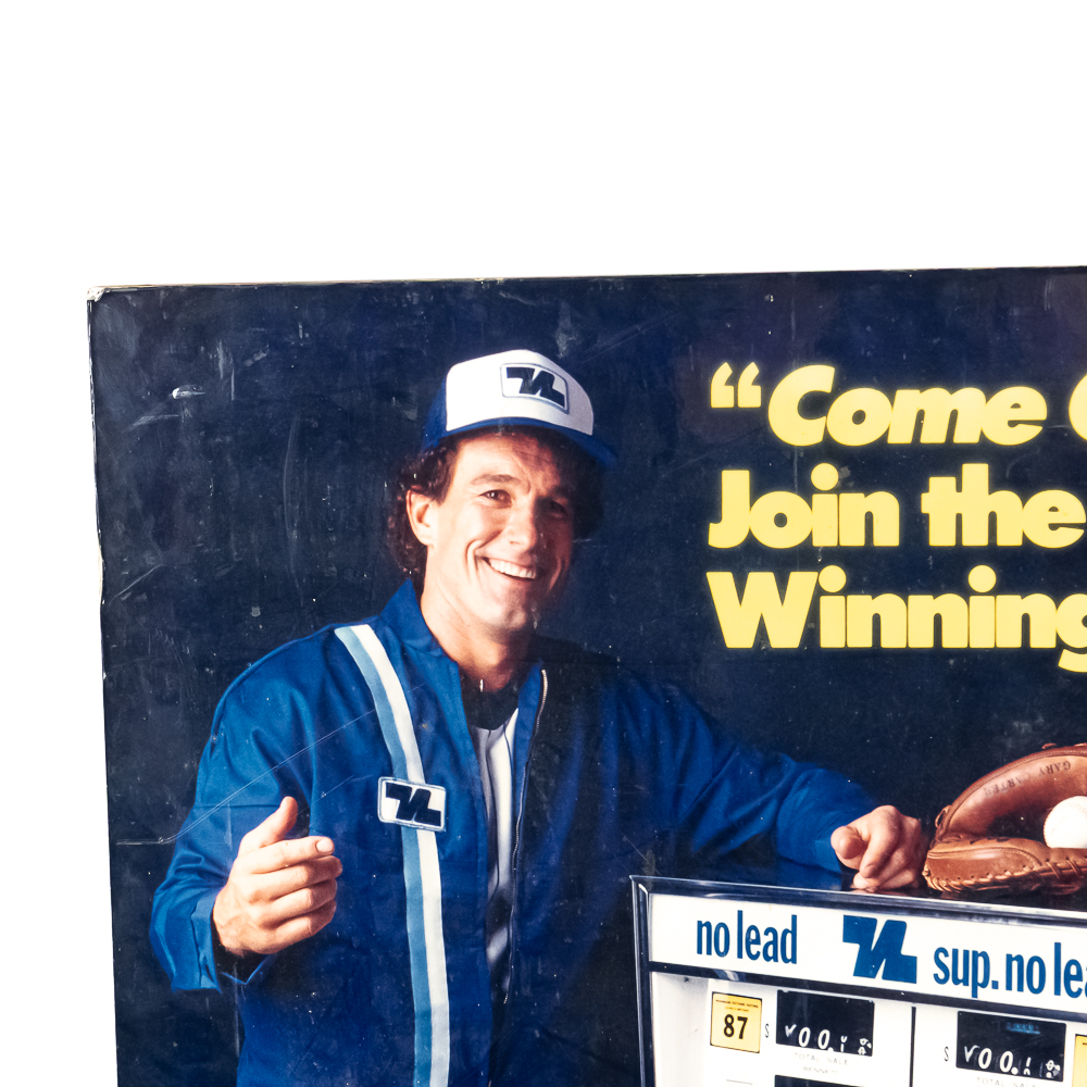 80s Gary Carter Northville Gas Advertising Poster