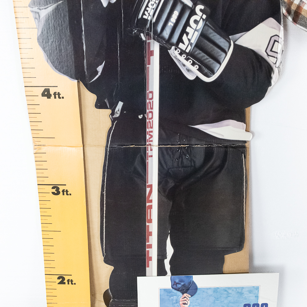 1989 Wayne Gretzky LA Kings Measure Up Standee ++