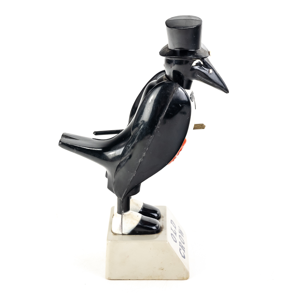 Vintage Old Crow Bourbon Advertising Figure