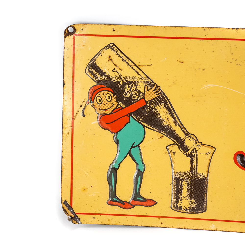 Vintage-Style Brownie Soda Embossed Tin Sign
