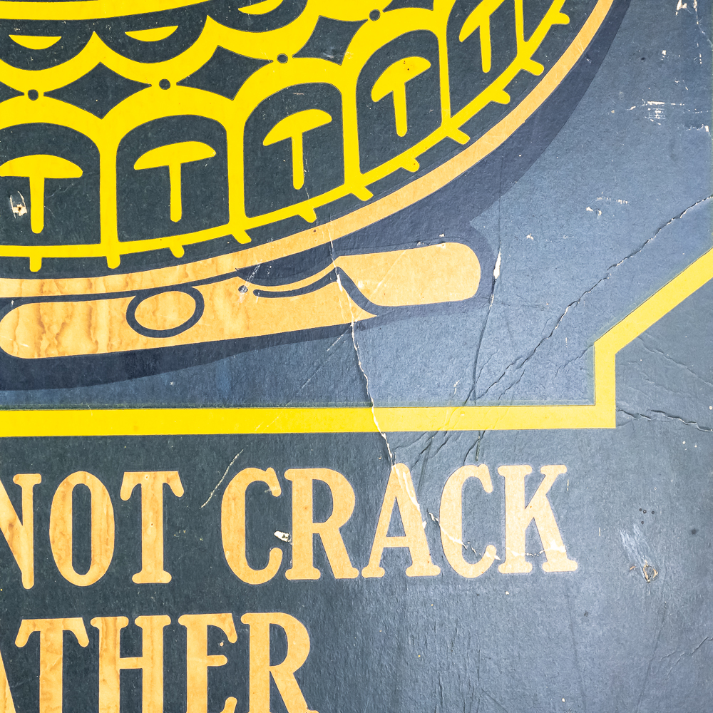 Barton's Shoe Paste Advertising Sign