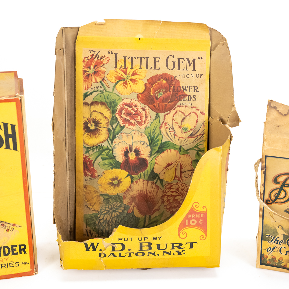 (14) Vintage Household Products Packages