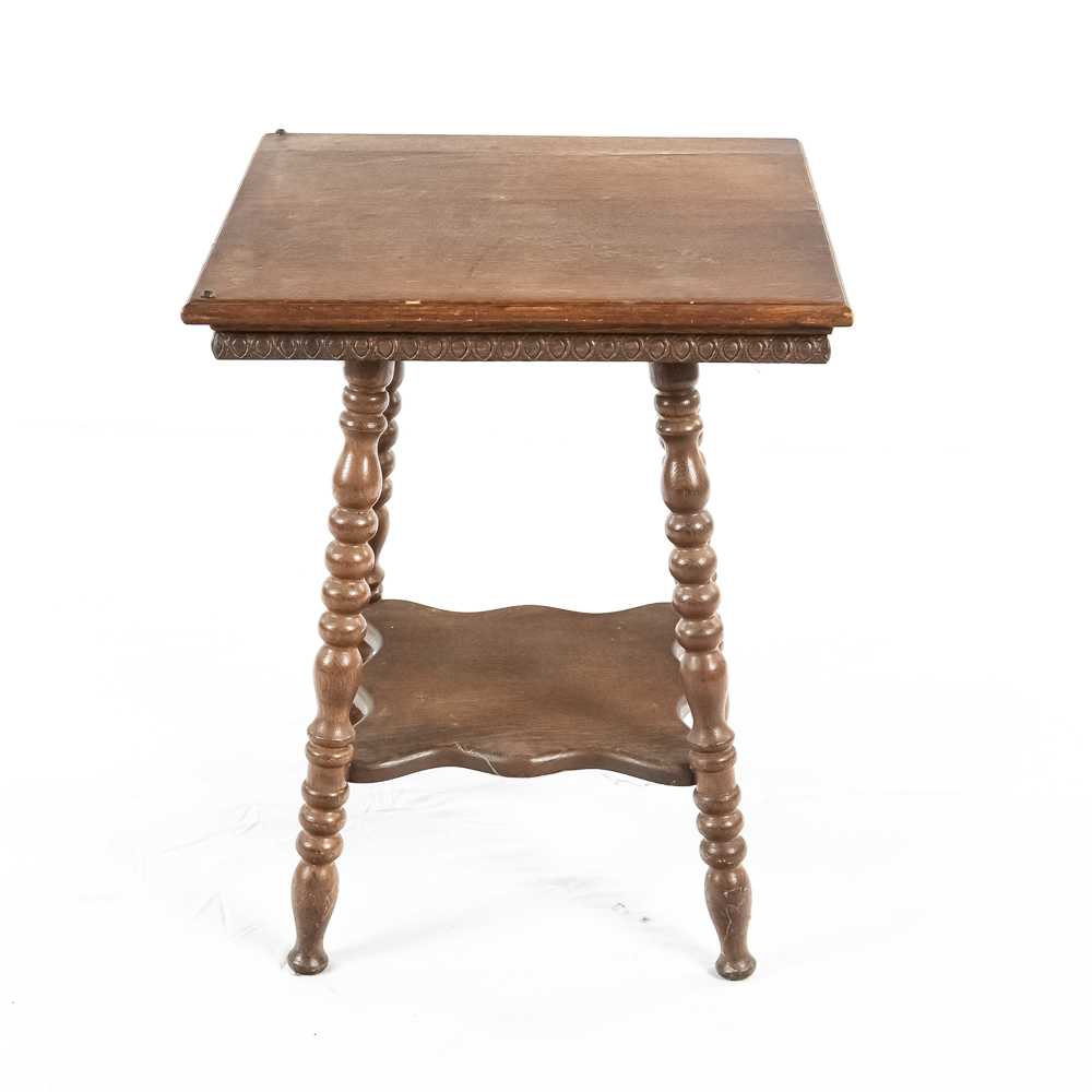 Small Oak End Table