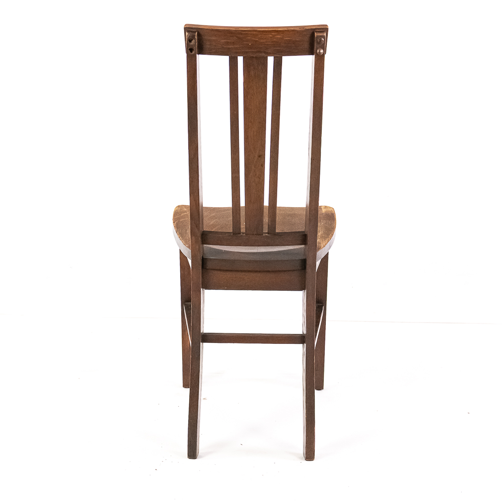 Antique Mission Oak Dining Chair