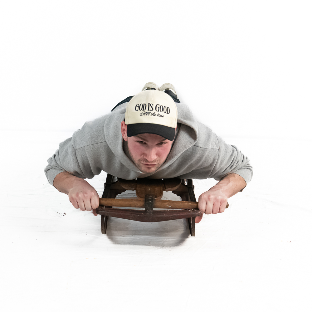 Vintage Flexible Flyer Wooden Steel Sled