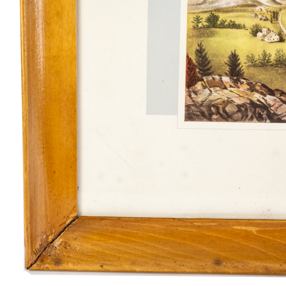 Great Northern Railway Promo Framed Lithograph