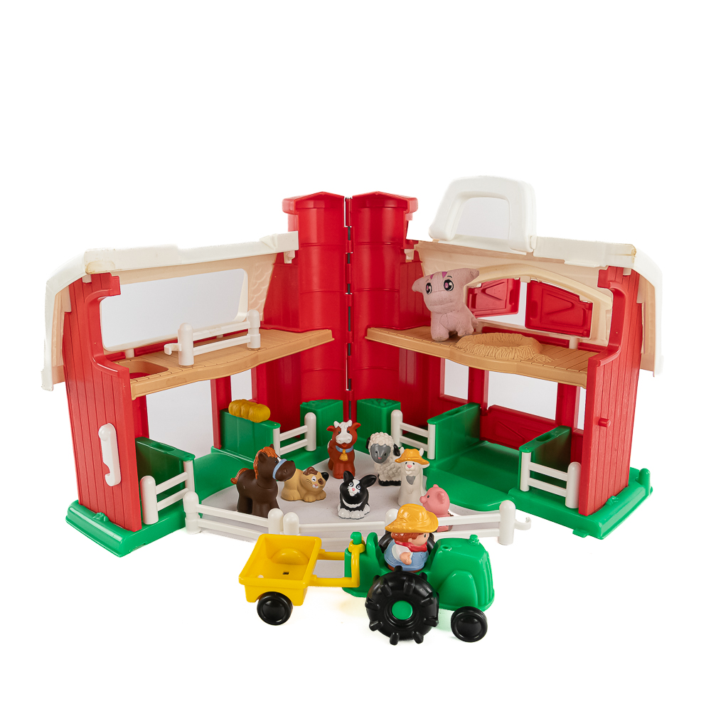 Vintage Fisher-Price Little People Red Barn