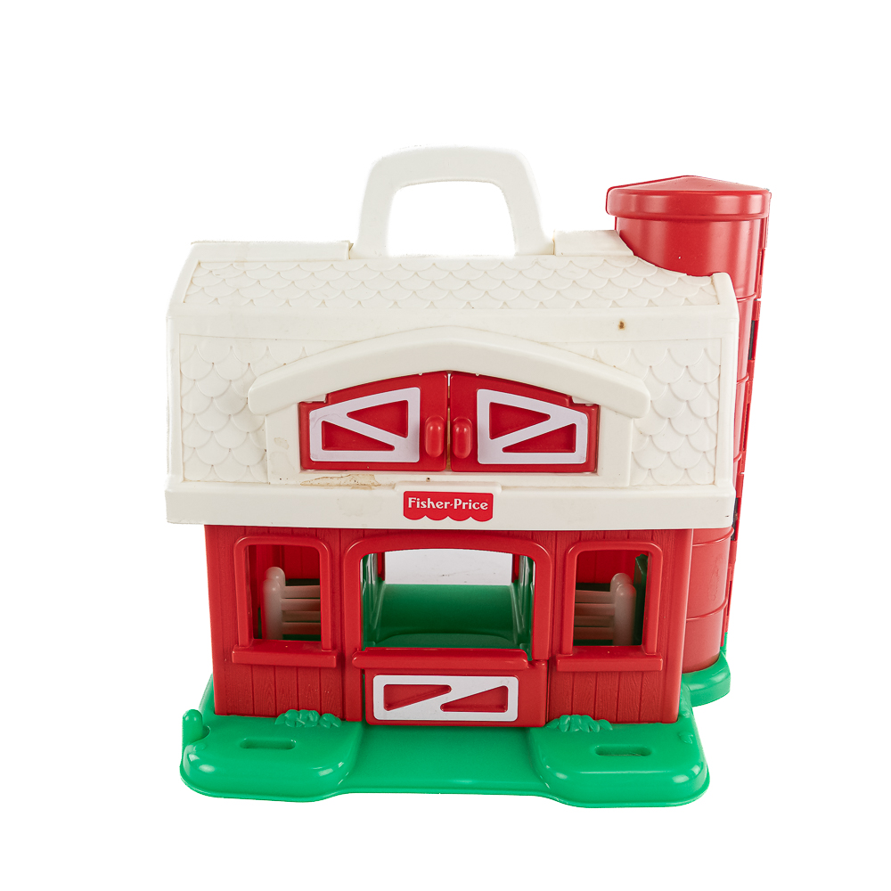 Vintage Fisher-Price Little People Red Barn