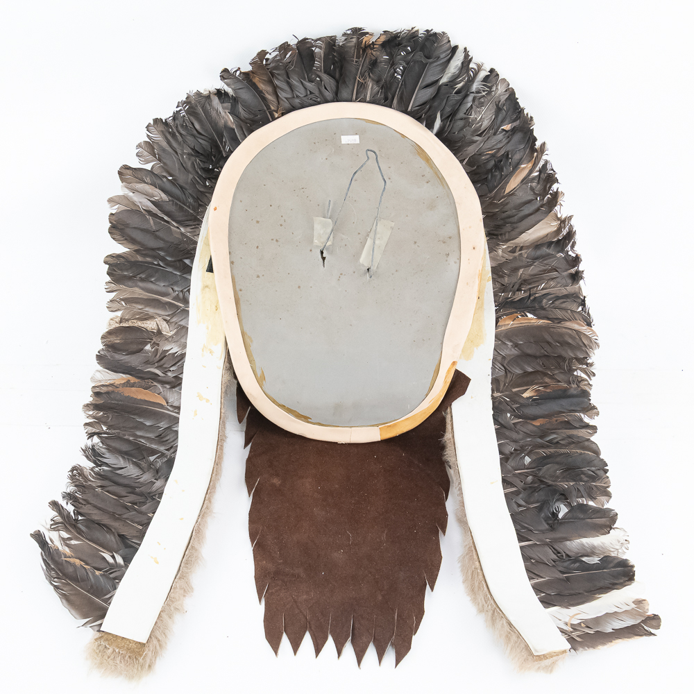 Native American Spirit Mask Wall Sculpture