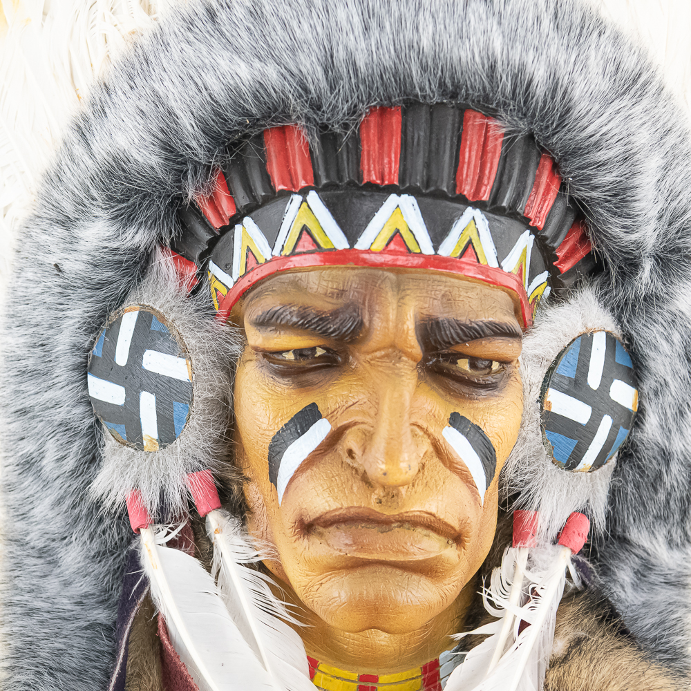 Native American Spirit Mask Wall Sculpture