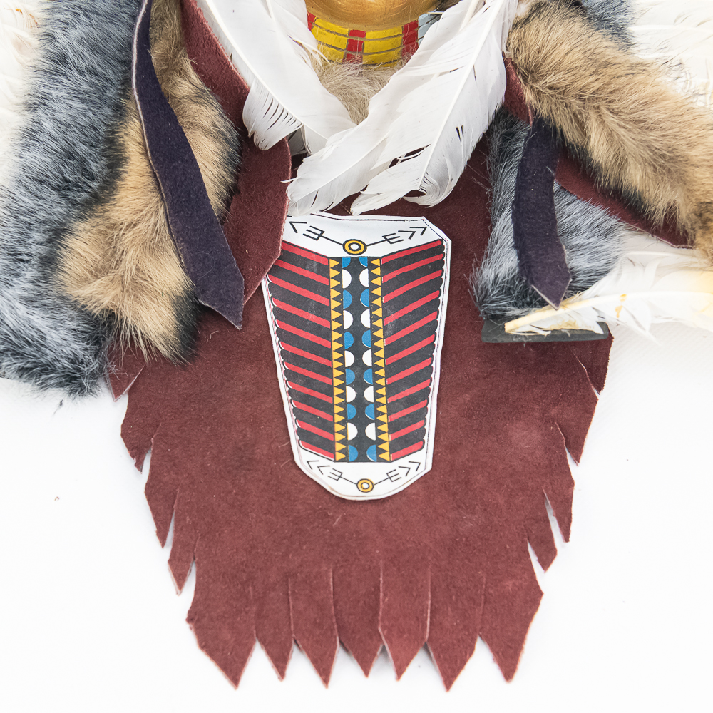 Native American Spirit Mask Wall Sculpture