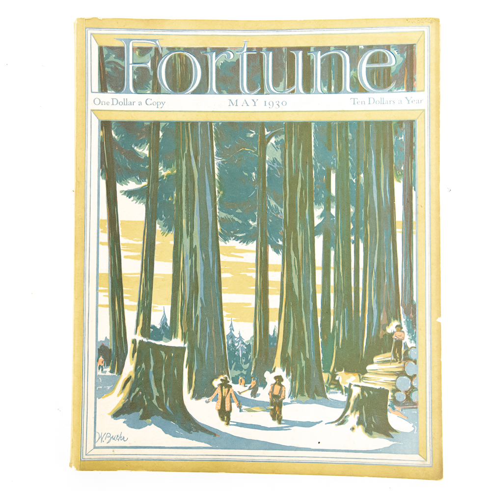 Vintage 1930 Fortune Magazine