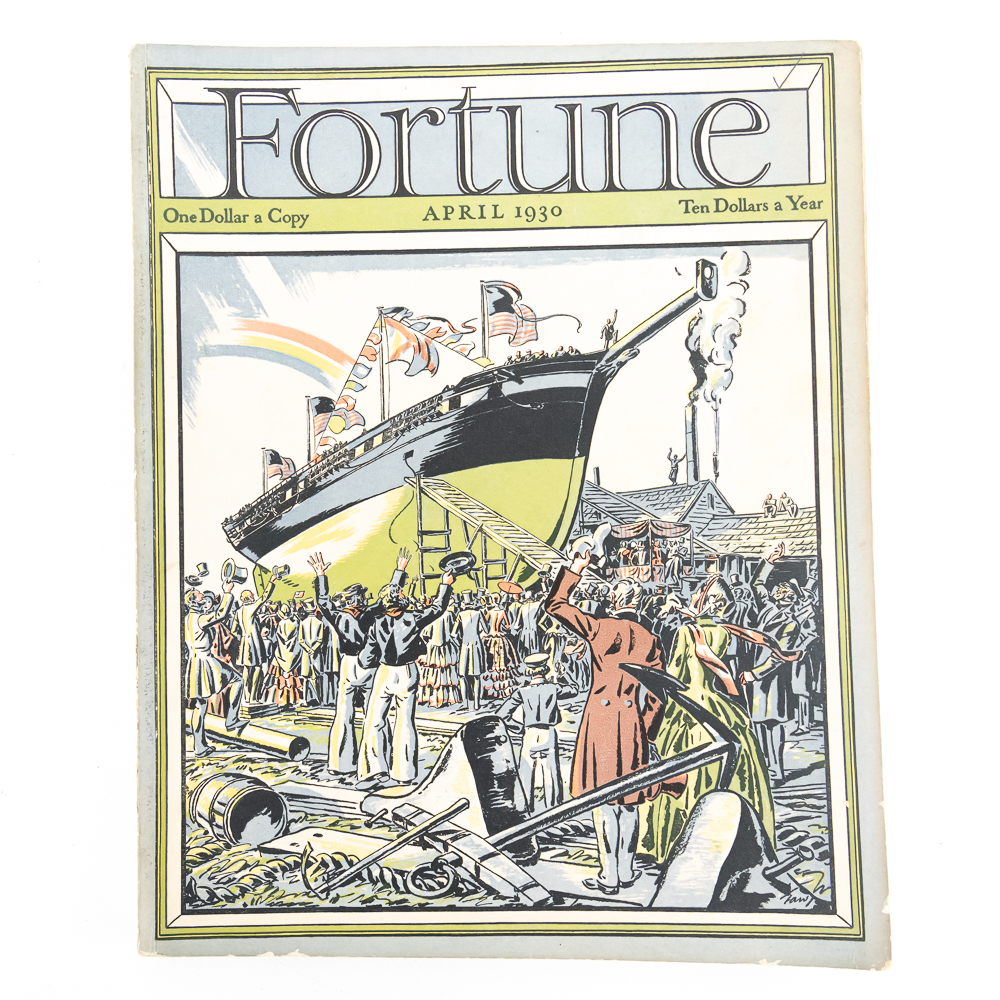 Vintage 1930 Fortune Magazine Volume 1 No.3