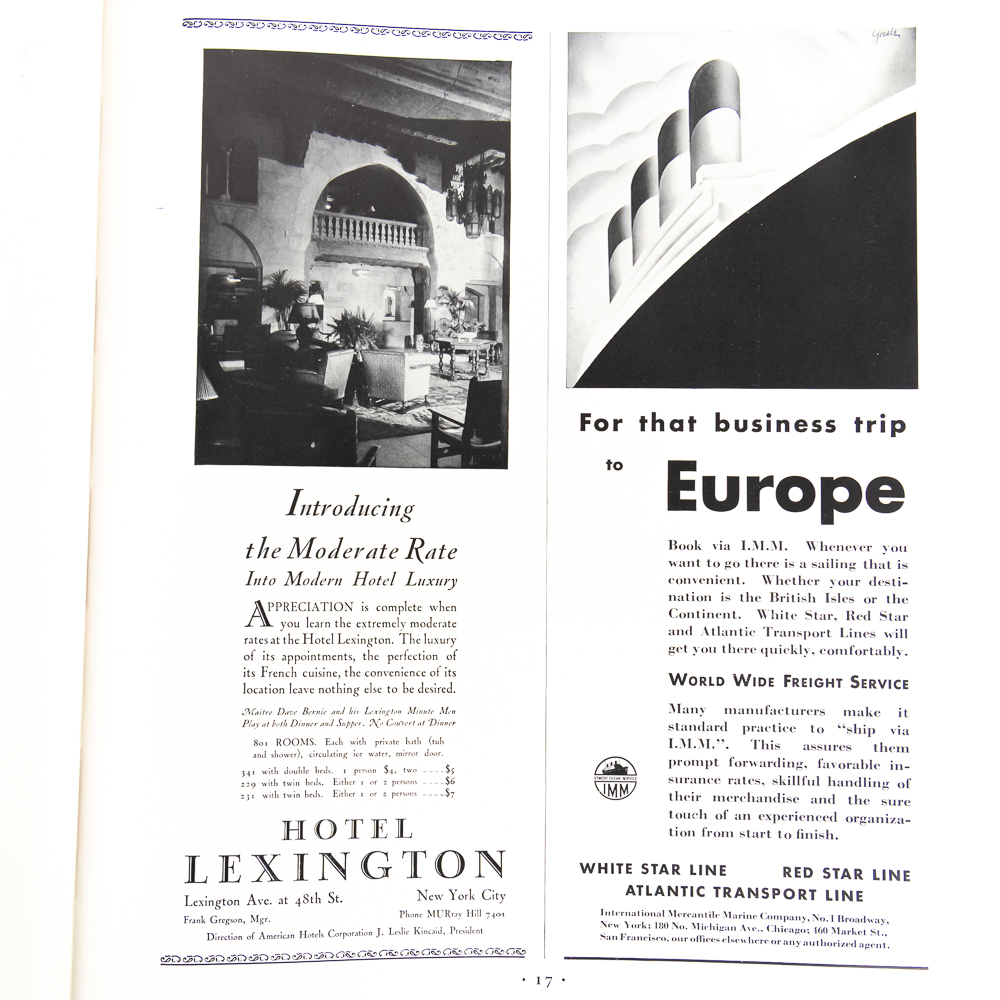 Vintage 1930 Fortune Magazine Volume 1 No.1