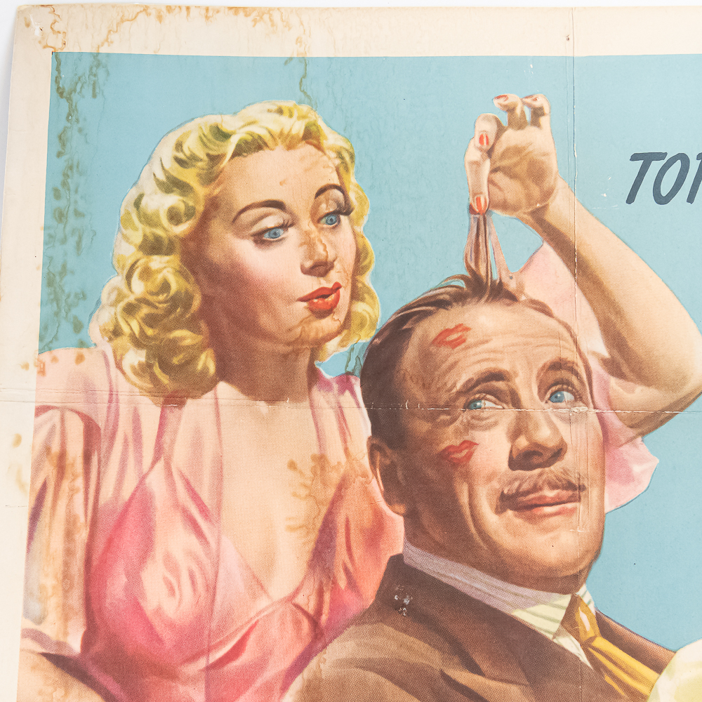 Vintage 1941 "Topper Returns" Movie Poster