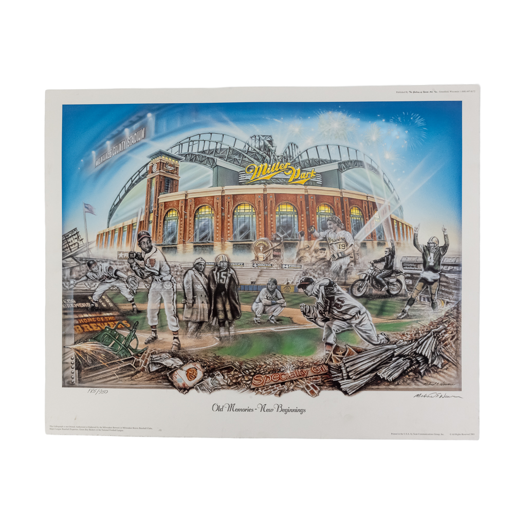 Collection of Assorted MLB Artist Signed Prints