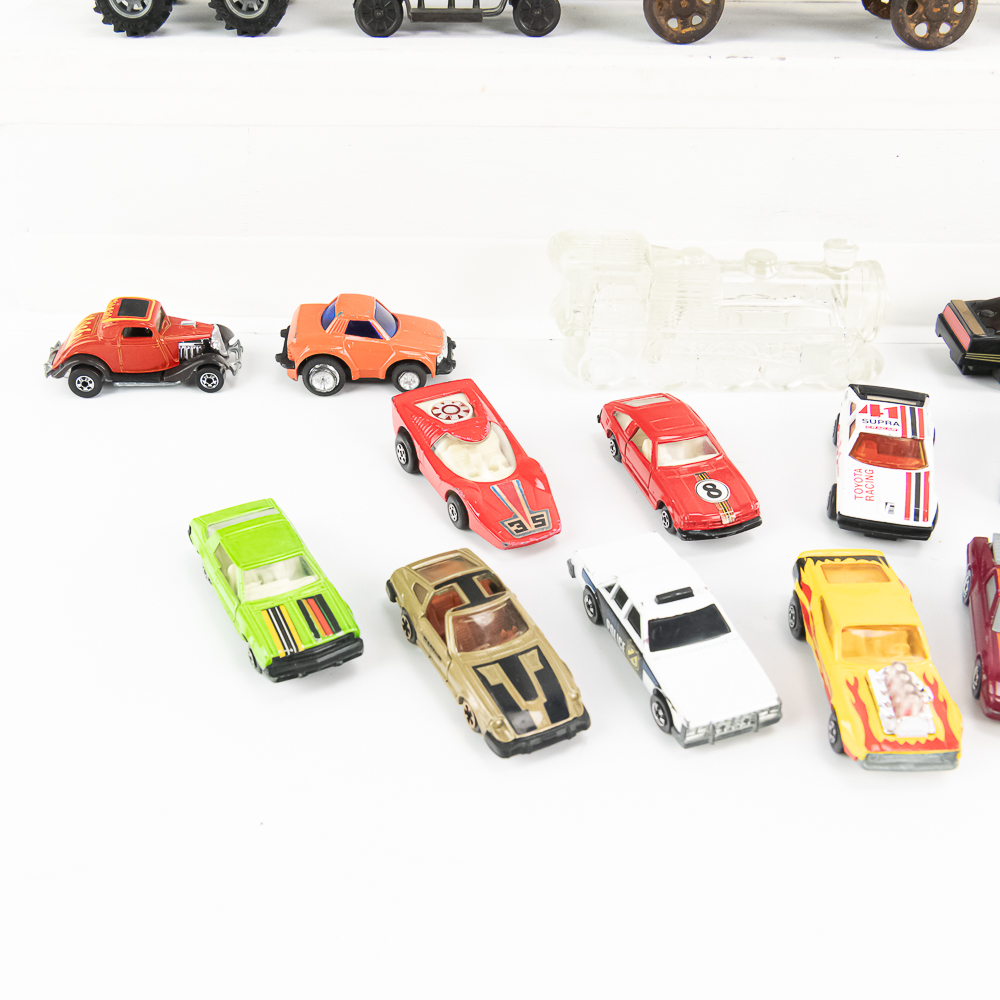 Arcade Cast Iron Toy Stake Truck US Motor Unit & +
