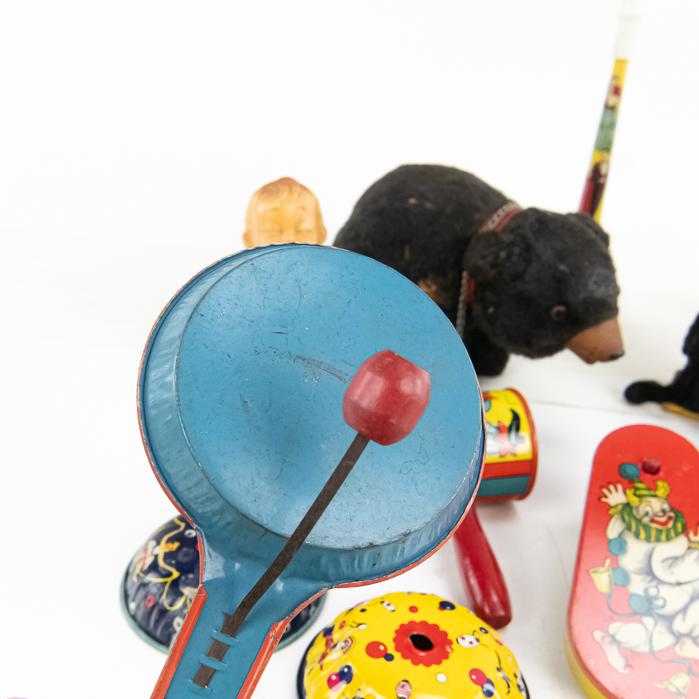 Eclectic Vintage Toy Collection Tin Litho Wind Ups