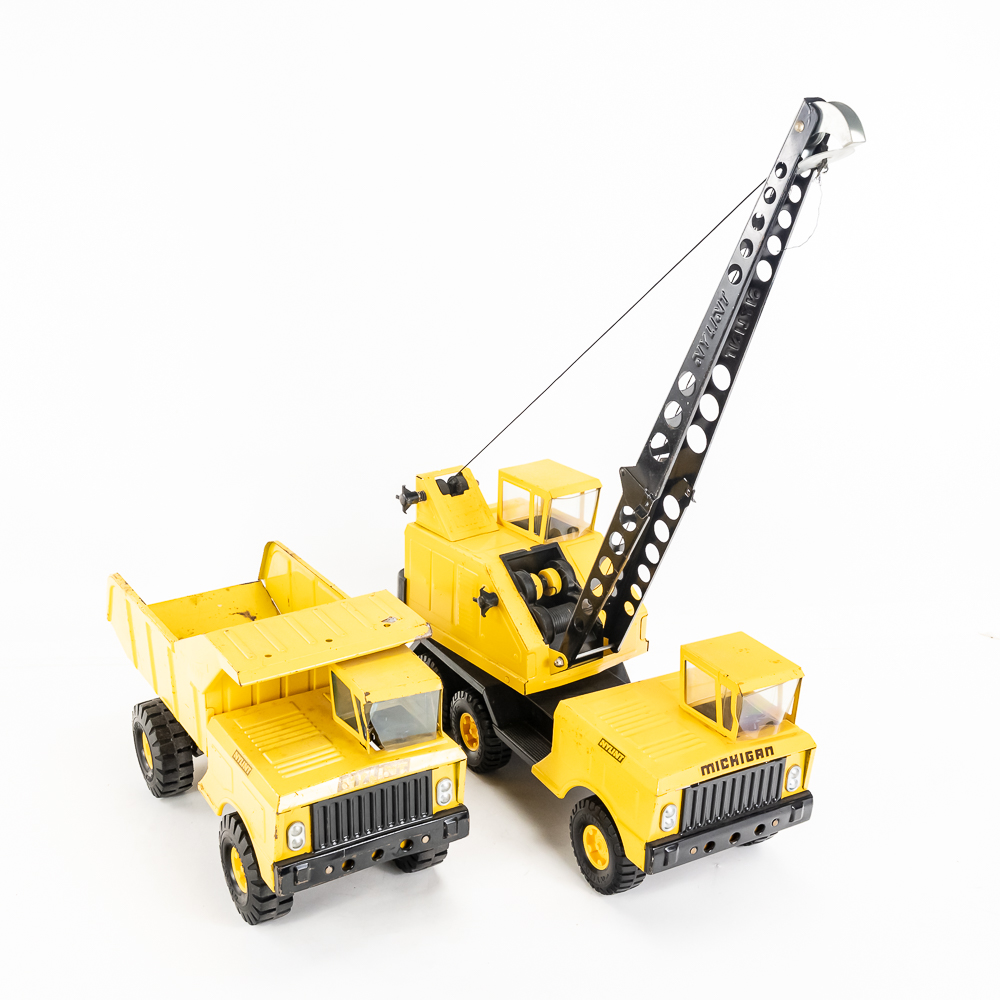 Nylint Toy Michigan Shovel Crane & XMB-975 Dump