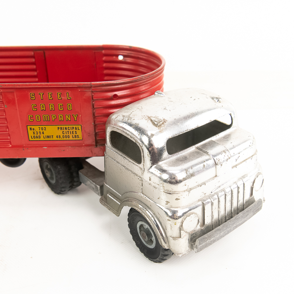50s Structo Steel Cargo Co & Marx Powerhouse Dump