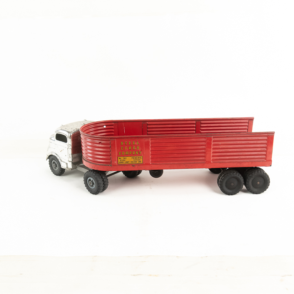 50s Structo Steel Cargo Co & Marx Powerhouse Dump