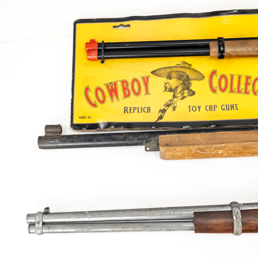 Lot Vintage Toy Rifles, Cap Guns and BB Guns