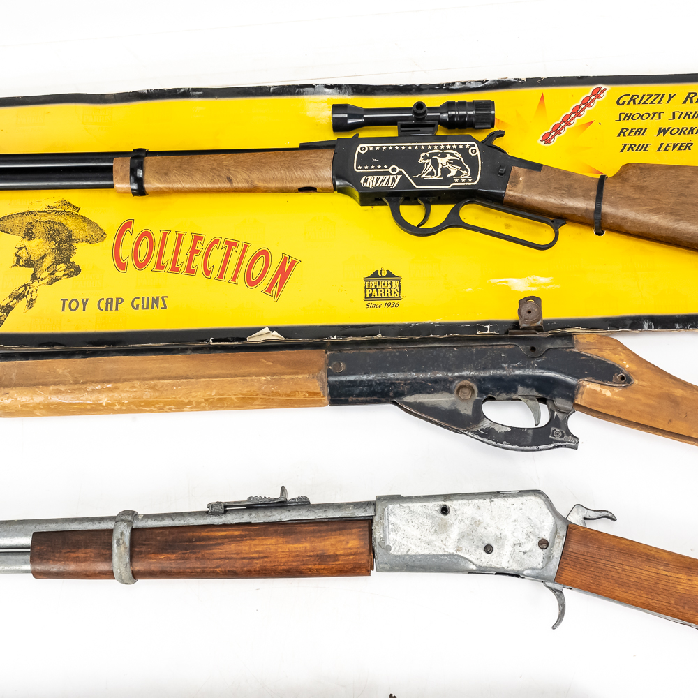 Lot Vintage Toy Rifles, Cap Guns and BB Guns